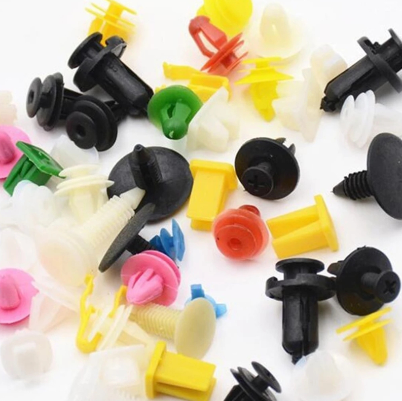100Pcs Car Clips Fastener Screws Bumper Interior Decoration Auto Plastic Random Mixing Universal Plastic E-1216
