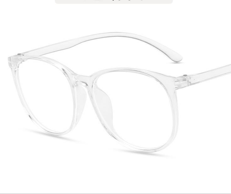 Transparent Computer Glasses Frame Women Men Anti Blue Light Round Eyewear Blocking Glasses Optical Spectacle EyeglassFZ-305