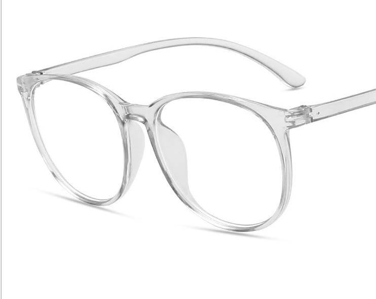 Transparent Computer Glasses Frame Women Men Anti Blue Light Round Eyewear Blocking Glasses Optical Spectacle EyeglassFZ-305