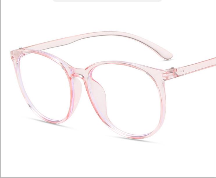 Transparent Computer Glasses Frame Women Men Anti Blue Light Round Eyewear Blocking Glasses Optical Spectacle EyeglassFZ-305