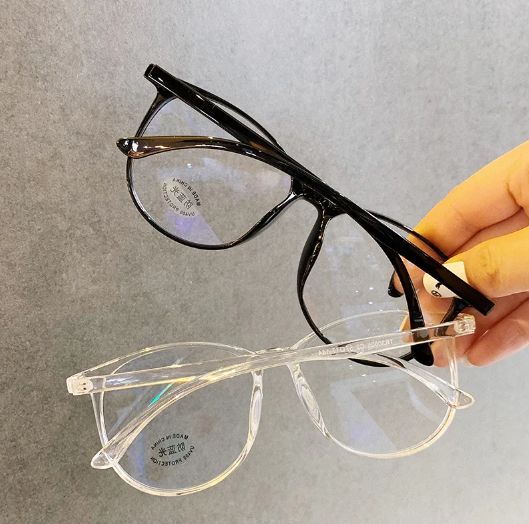 Transparent Computer Glasses Frame Women Men Anti Blue Light Round Eyewear Blocking Glasses Optical Spectacle EyeglassFZ-305