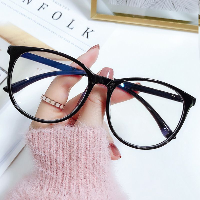 Transparent Computer Glasses Frame Women Men Anti Blue Light Round Eyewear Blocking Glasses Optical Spectacle EyeglassFZ-305