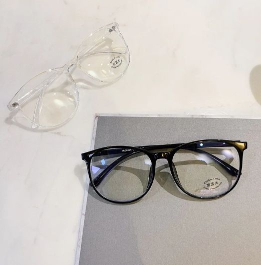 Transparent Computer Glasses Frame Women Men Anti Blue Light Round Eyewear Blocking Glasses Optical Spectacle EyeglassFZ-305