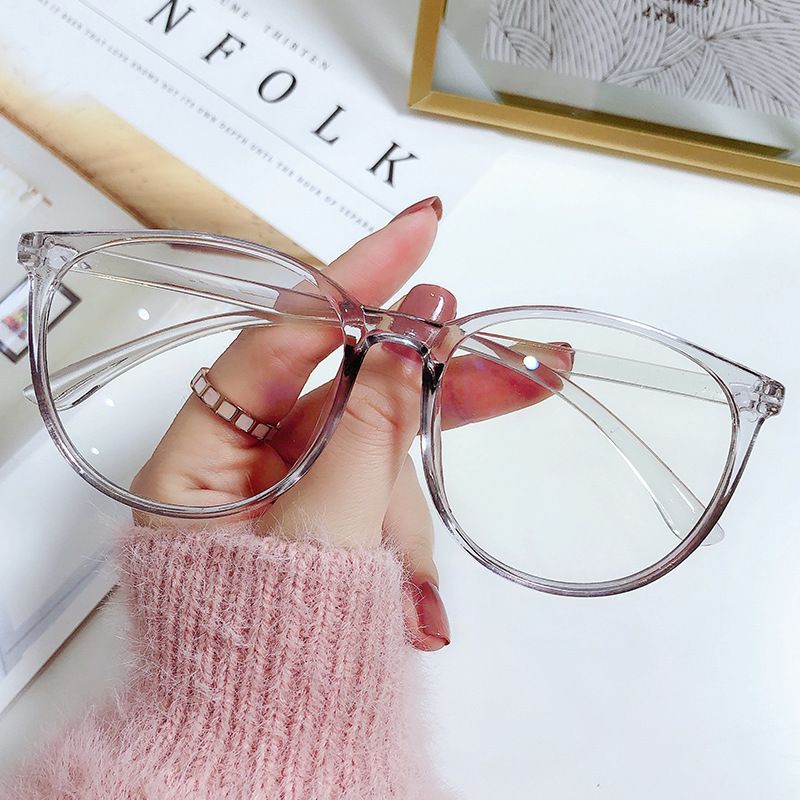 Transparent Computer Glasses Frame Women Men Anti Blue Light Round Eyewear Blocking Glasses Optical Spectacle EyeglassFZ-305