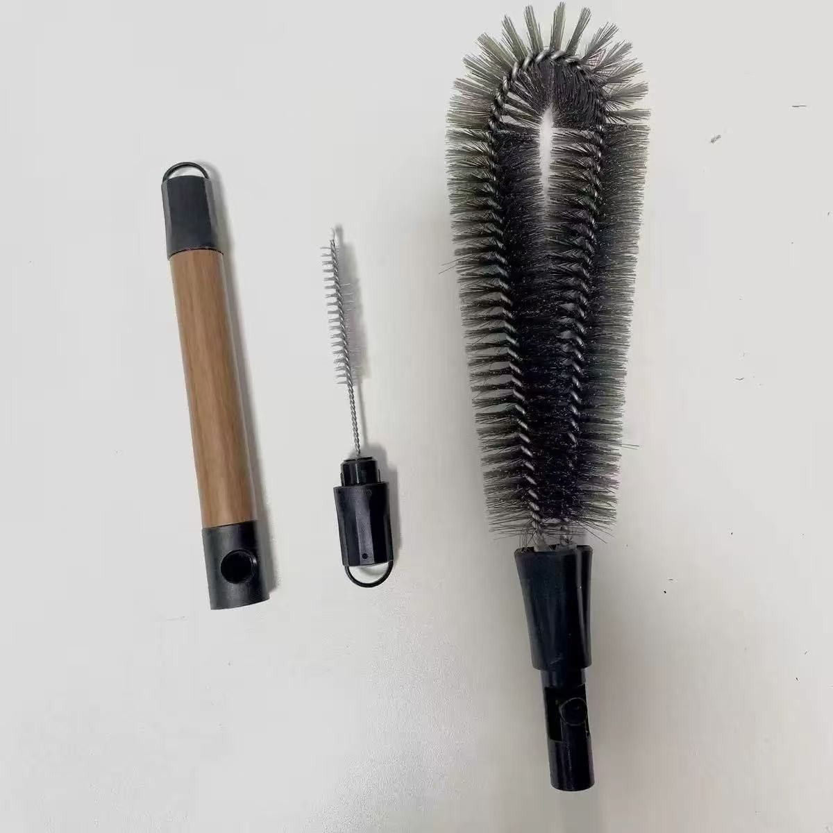 1PC 2 In 1 Milk Bottle Brush Cup Scrubber Glass Cleaner Kitchen Cleaning Tool Long Handle Drink Bottle Glass Cup Cleaning Brush