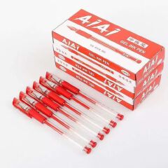 12-piece pack/6-piece pack of neutral pens, student ballpoint pens, water-based carbon black pens, 0.5mm round ballpoint pens, for office work and practice.