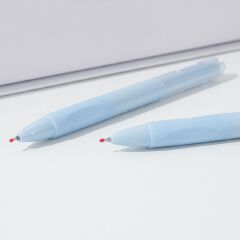 5-pack of quick-drying, white ballpoint pen/signature pen/black pen - high-quality and stylish.
