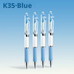 5-Pack "Jelly" Retractable Gel Pens — Stylish, High-Aesthetic Design | 0.5mm Bullet-Tip Black Ink Pens | Ideal for Students, Office Use, and Signing