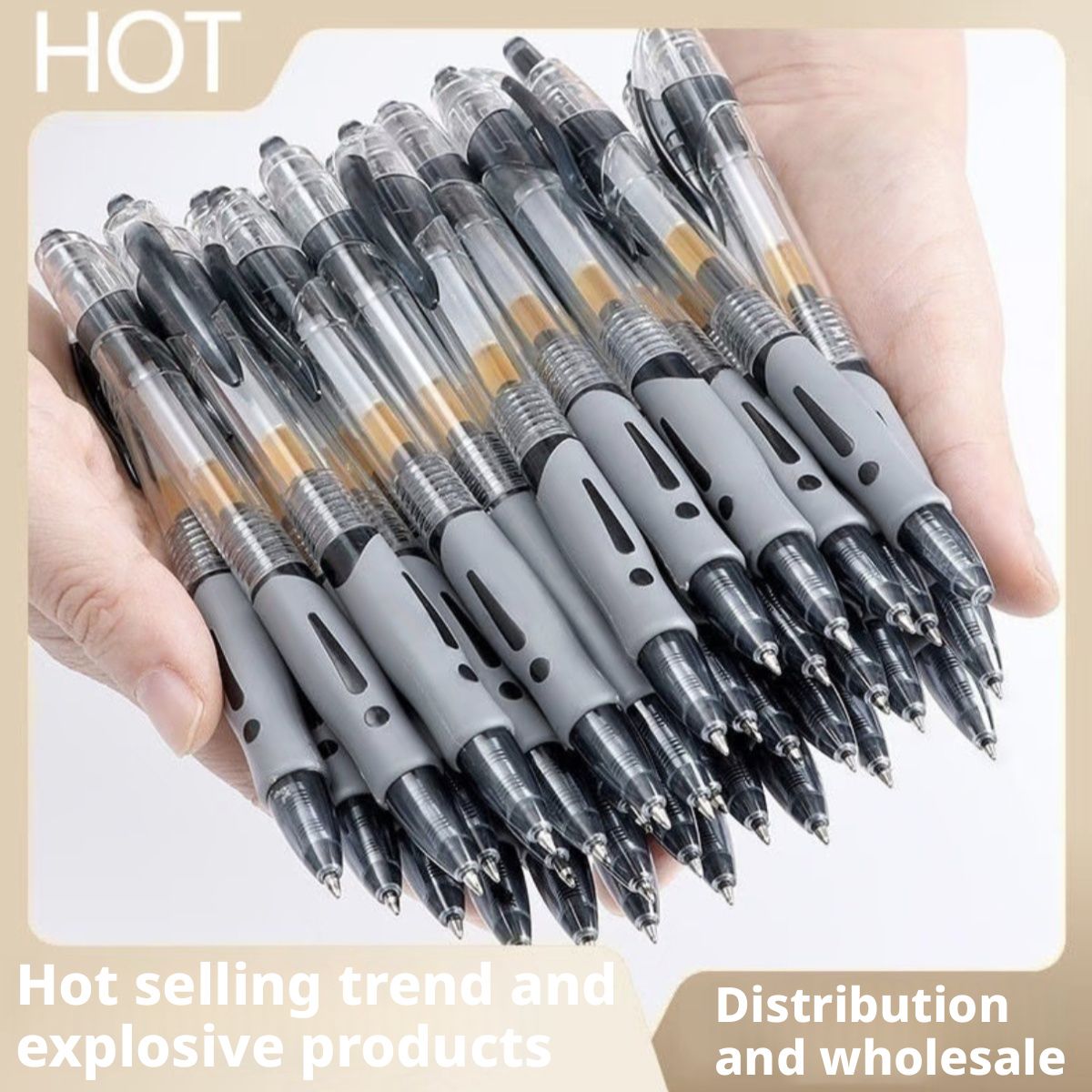 3-Pack / 6-Pack Gel Pens — Office Supplies & Study Essentials | 0.5mm Pens Optimized for Exam Practice | Direct from Manufacturer