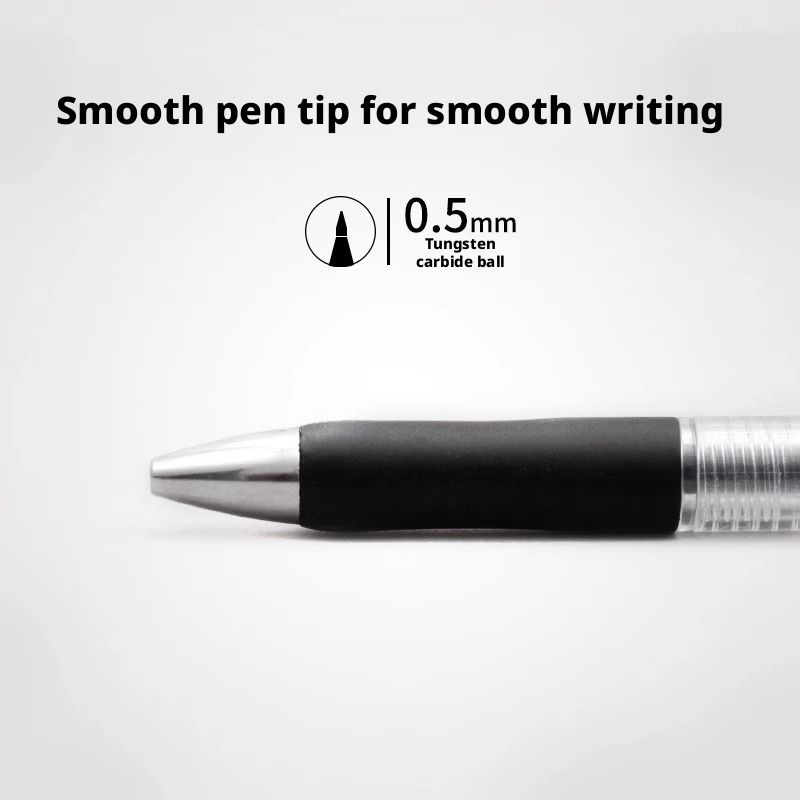K35 Gel Pens (5-Pack) — 0.5mm Tip | Smooth, Skip-Free Writing | Ideal for Business, Exam Prep, and Office Use | Style: Retractable Pen
