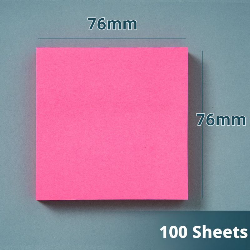 100-sheet, 200-sheet, 300-sheet colorful sticky notes, cute and creative memo pads, office stationery, notepads, tear-off student message sticky notes.