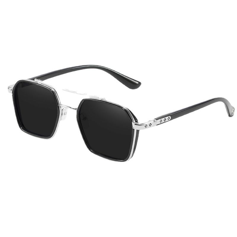 Men's Sunglasses — Stylish & Premium Eyewear for Driving, UV Protection, and Fishing — Bold "Chrome Hearts" Style