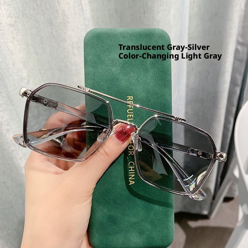 Men's Sunglasses — Stylish & Premium Eyewear for Driving, UV Protection, and Fishing — Bold "Chrome Hearts" Style