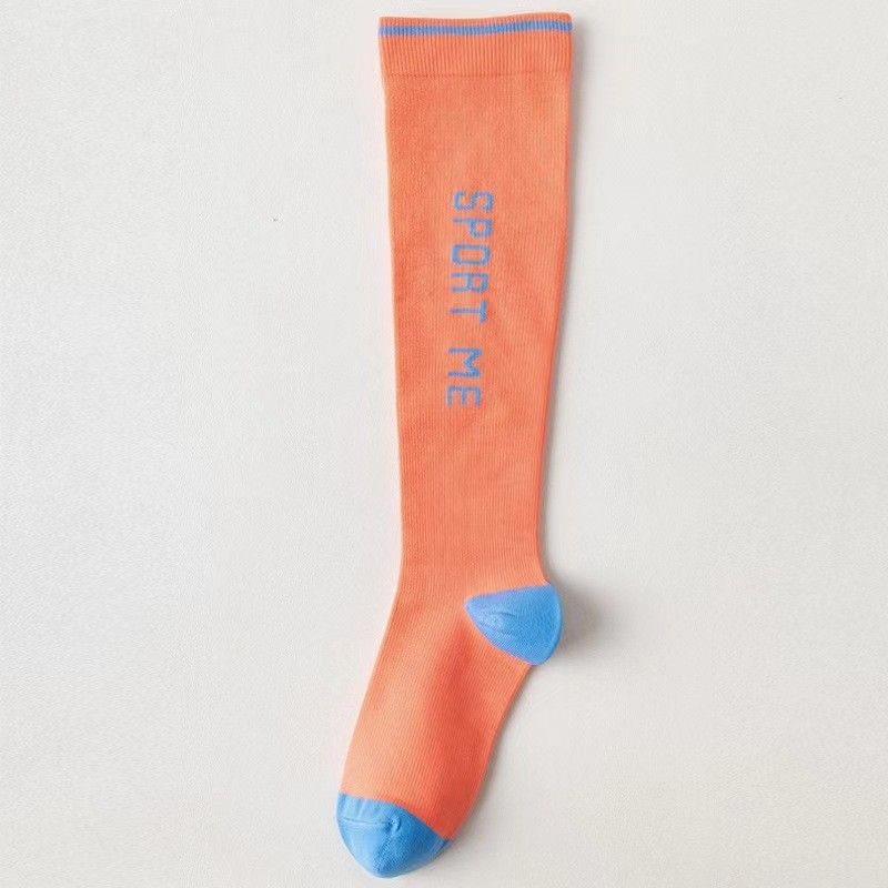 Professional Women's Athletic Compression Socks — Slimming, Trendy Calf Sleeves for Fitness, Running, Jump Rope, and Yoga