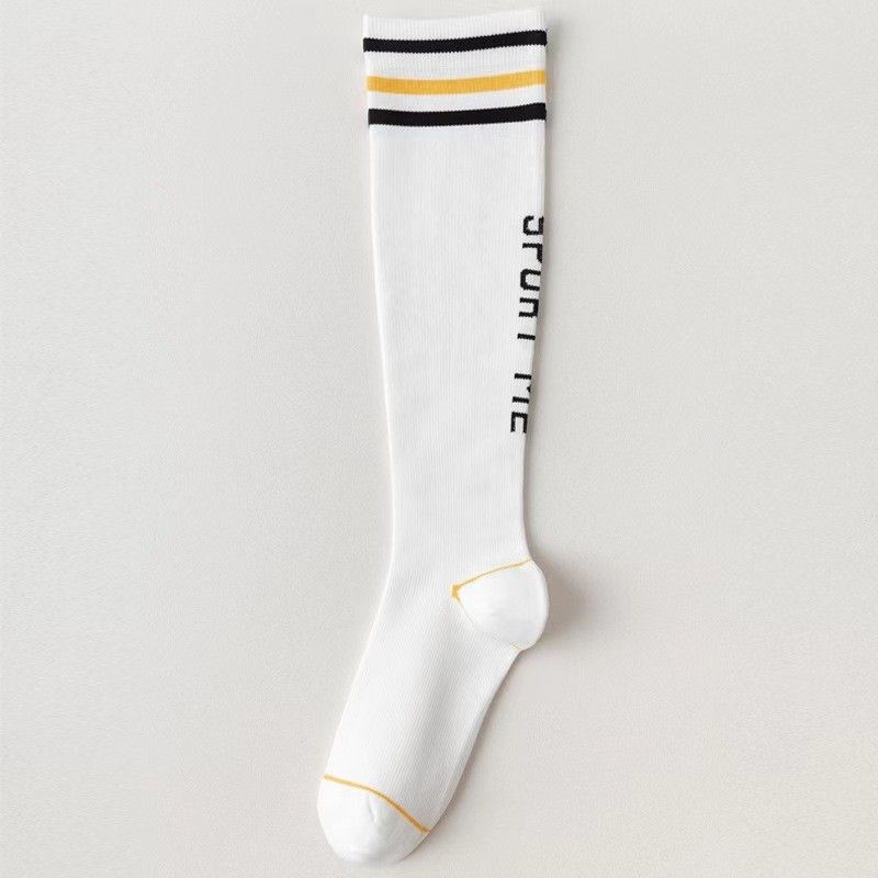 Professional Women's Athletic Compression Socks — Slimming, Trendy Calf Sleeves for Fitness, Running, Jump Rope, and Yoga