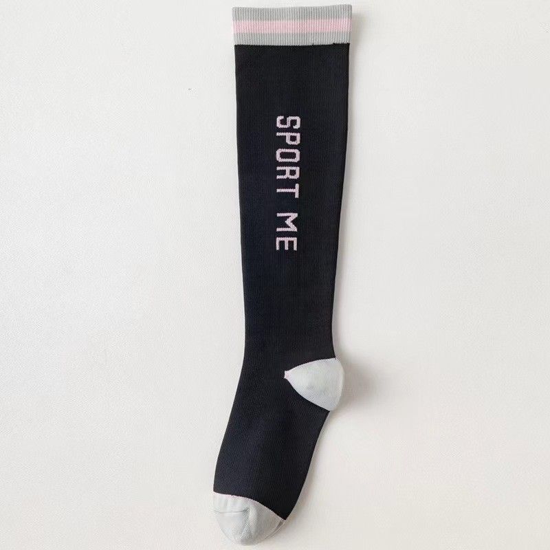 Professional Women's Athletic Compression Socks — Slimming, Trendy Calf Sleeves for Fitness, Running, Jump Rope, and Yoga