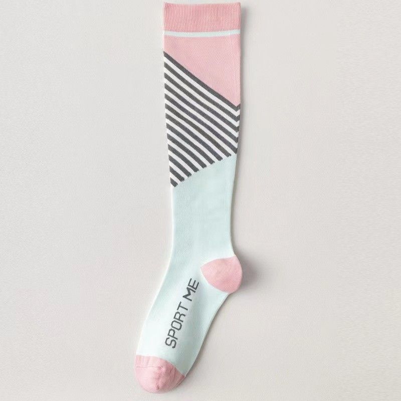 Professional Women's Athletic Compression Socks — Slimming, Trendy Calf Sleeves for Fitness, Running, Jump Rope, and Yoga