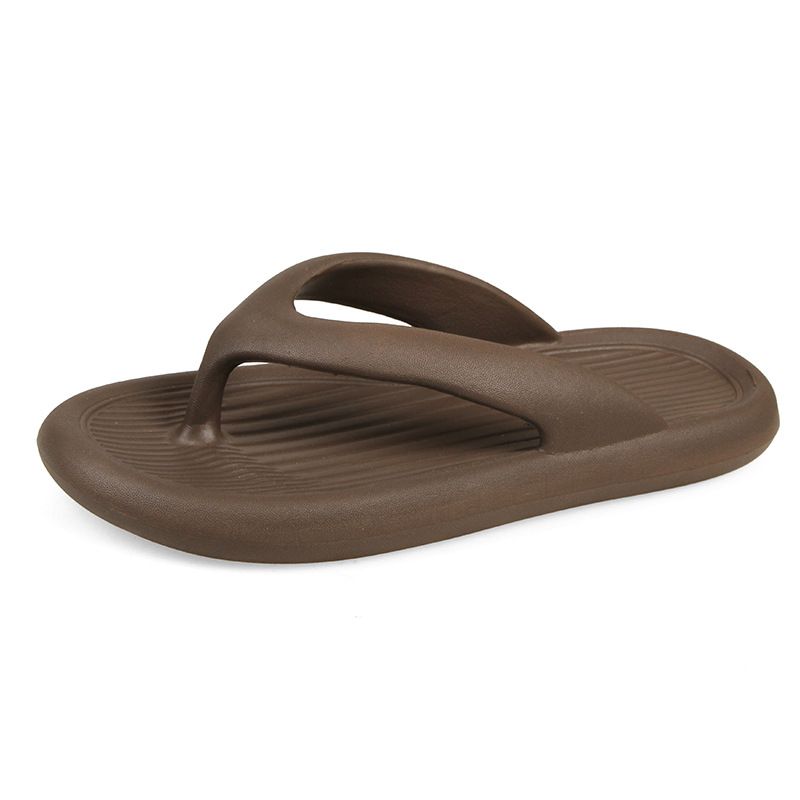 Women's Summer Flip-Flops — Thick-Soled Thong Sandals for Outdoor Wear; New Beach & Couple's Style; Men's Non-Slip Bathroom & Shower Slides