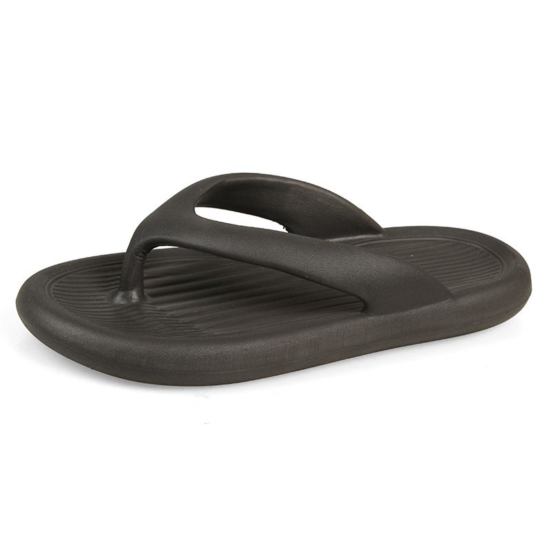 Women's Summer Flip-Flops — Thick-Soled Thong Sandals for Outdoor Wear; New Beach & Couple's Style; Men's Non-Slip Bathroom & Shower Slides