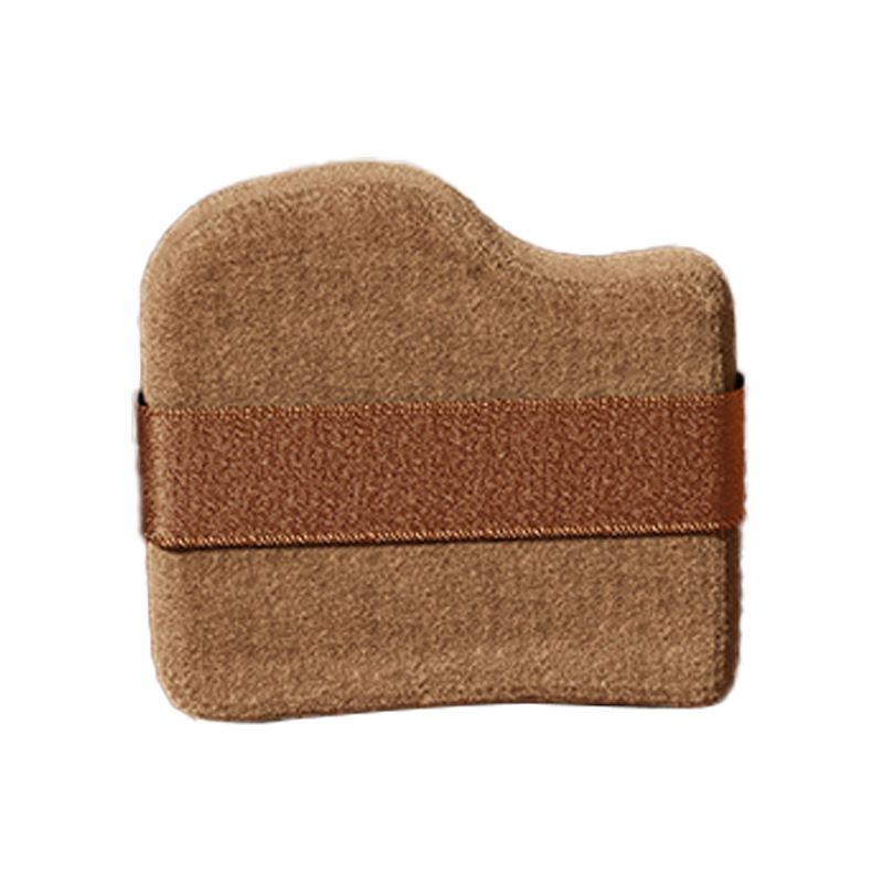 Chocolate cookie powder puff, cushion compact, flocked loose powder puff, mini thumb slipper, makeup sponge, concealer, setting sponge, beauty sponge