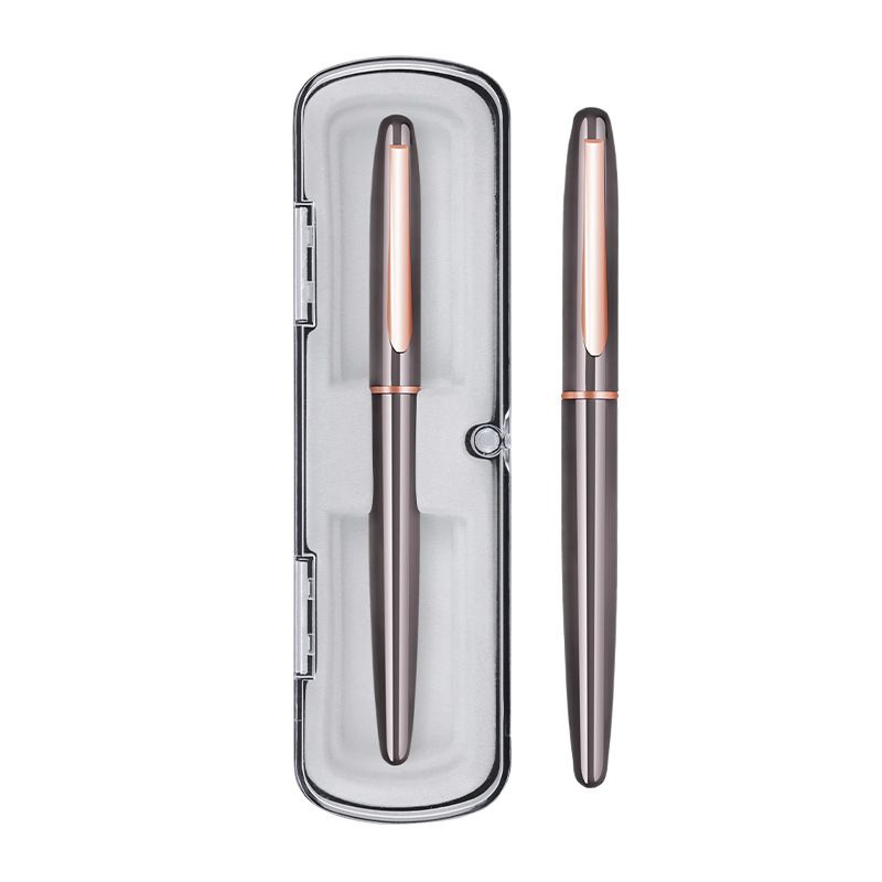 Wholesale spot metal fountain pens for students practicing calligraphy with concealed nibs. These are ink-absorbing and ink-dispensing fountain pens.
