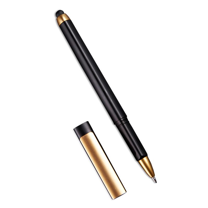 Touchscreen gel pen for mobile phones and tablets, capacitive dual-use pen for signatures.