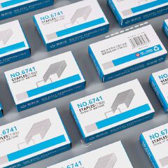 Uniform and universal 12-size staples, 1000 thickened staples, box-packed staples, stationery wholesale