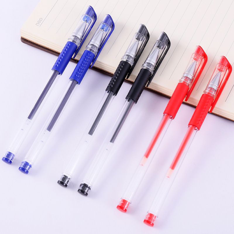 Wholesale of 10 stationery items: European standard gel pens, creative signature pens, bullet pens, syringe pens, 0.5mm black pens