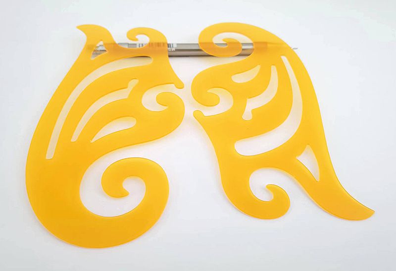 Drawing curve board, cloud-shaped ruler, curve ruler, special ruler for fashion design, art, comics, architectural engineering, geometric drawing