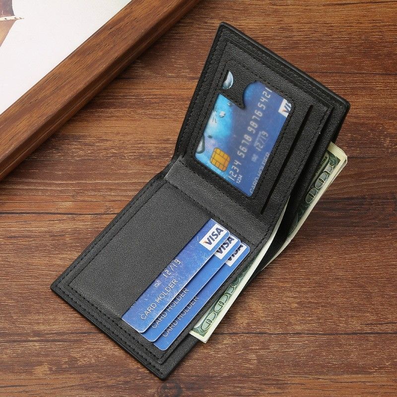 wo manufacturer direct sales 2026 new men's wallets, short business wallets, youth horizontal style, light luxury, multi-position