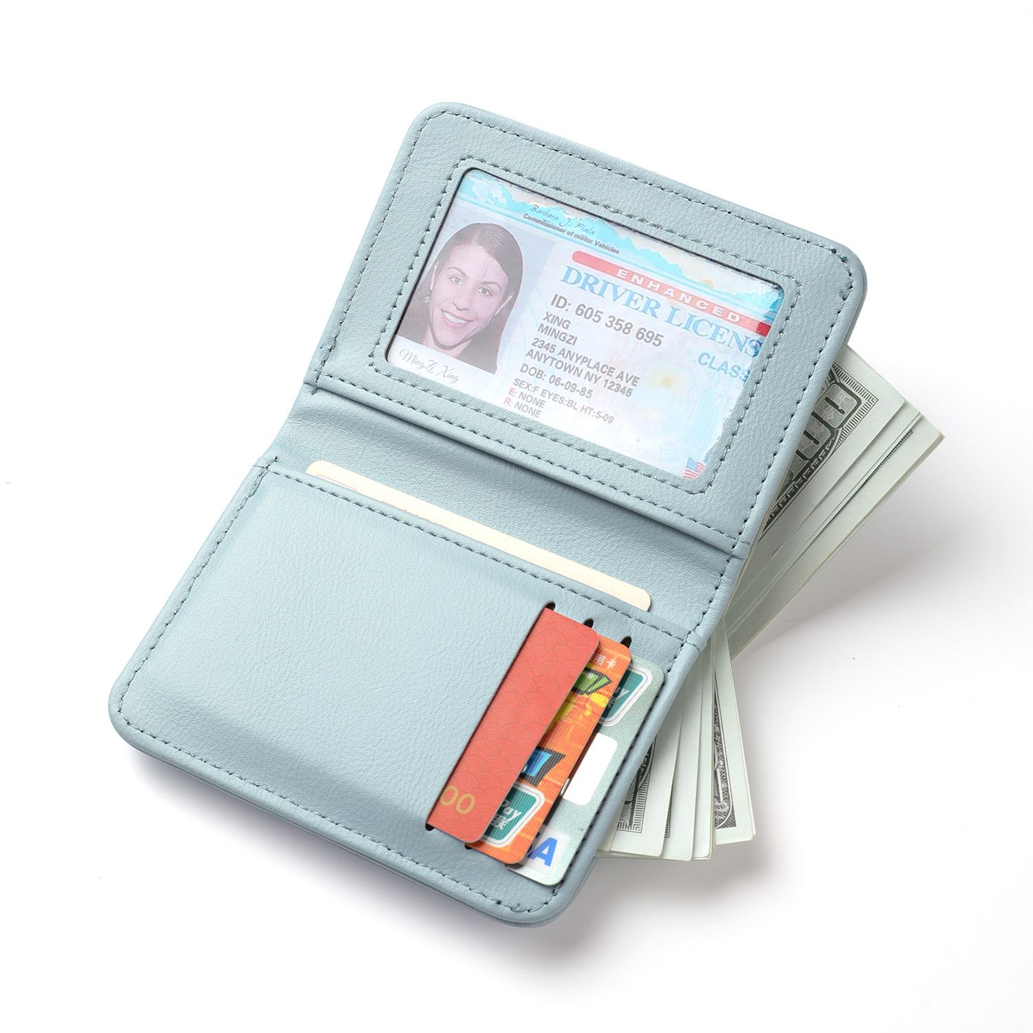 2026 Factory Direct Sales Bestseller Cross-border Hot Sale Wallet Multi-slot card case Vertical type ID card case Men's wallet