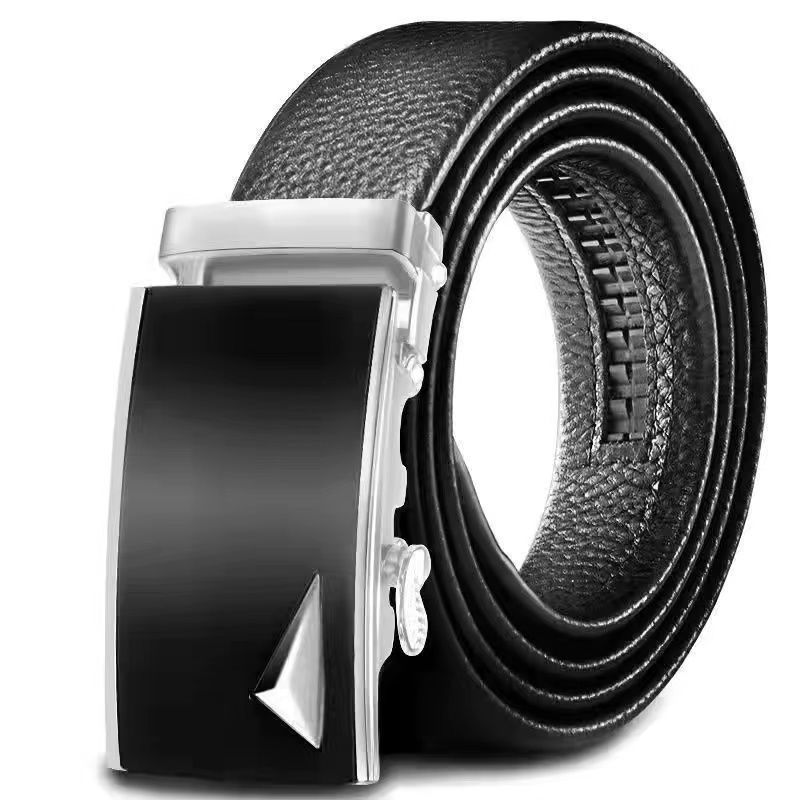 Cross-border men's belt, automatic business fashion, middle-aged casual belt, versatile youth belt, Korean version belt
