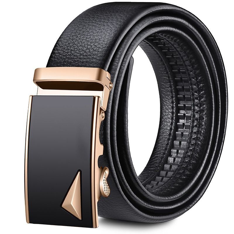 Cross-border men's belt, automatic business fashion, middle-aged casual belt, versatile youth belt, Korean version belt