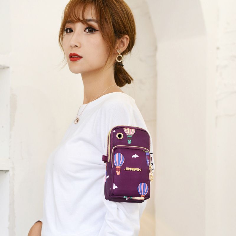 New women's handbag for mobile phones, fashionable Korean-style sporty arm bag, casual single-shoulder crossbody bag, small pocket for mobile phones