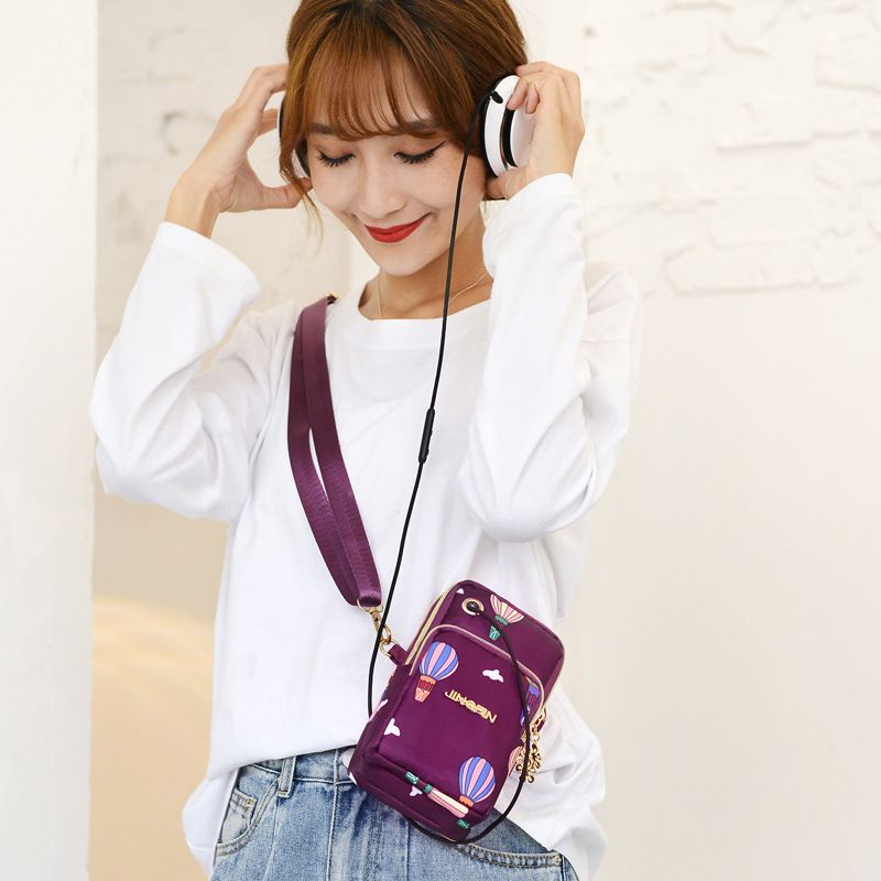 New women's handbag for mobile phones, fashionable Korean-style sporty arm bag, casual single-shoulder crossbody bag, small pocket for mobile phones