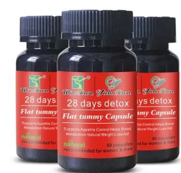 Winstown 28Days Detox Flat Tummy Capsules and Multi-Vitamin Gummies For Women