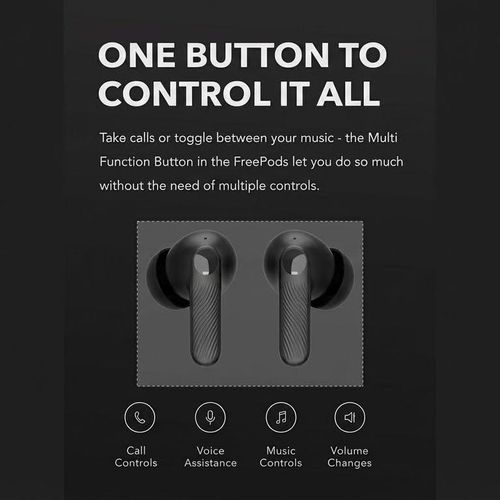 Amaya ATW-ANC38 Active Noise Cancelling Earbuds - Bluetooth 5.3 Wireless Headphones with Deep Bass, Clear Call Technology, and Type-C Fast Charging (Midnight Ony + FREE DELIVERY TO YOUR DOORSTEP TODAY
