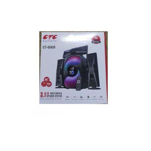 CTC 3.1CH CT-6009 MULTIMEDIA SPEAKER SYSTEM Bluetooth Enabled 20000W PMPO BT/USB/SD/AUX + FAST DELIVERY TO YOUR DOORSTEP