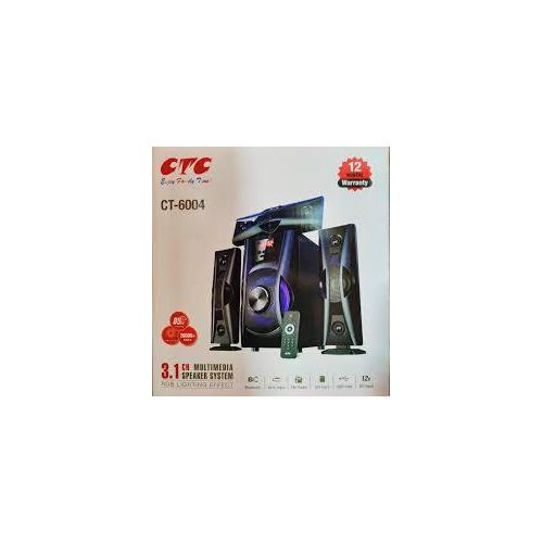 CTC 3.1CH CT-6004 MULTIMEDIA SPEAKER SYSTEM Bluetooth Enabled 20000W PMPO BT/USB/SD/AUX + FAST DELIVERY TO YOUR DOORSTEP