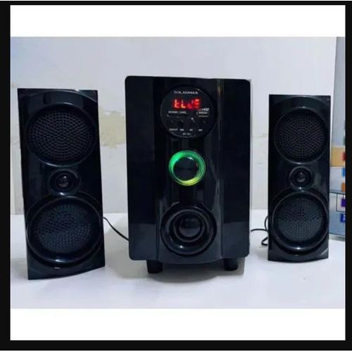 Solarmax woofer speaker system SP151 2.1 -Black + FREE AND CONVENIENT DELIVERY TO YOUR DOORSTEP TODAY