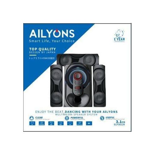 AILYONS 3.1CHANNEL ELP3612 Elegant and Powerful Multimedia Speaker System + FAST DELIVERY TO YOUR DOORSTEP