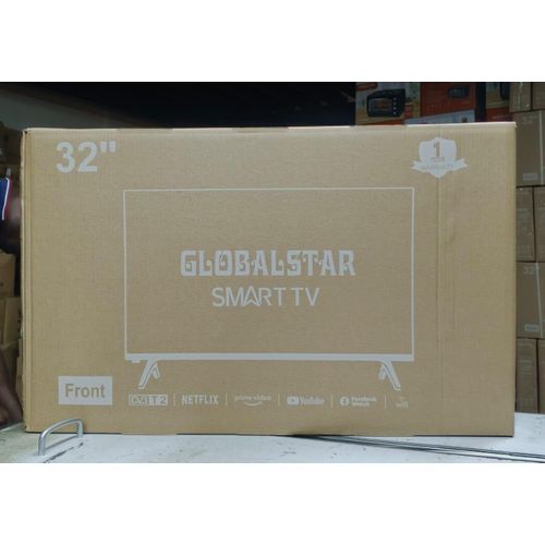 GLOBALSTAR  32" Inch,FRAMELESS SMART BLUETOOTH ENABLED-Android TV,NETFLIX+YOUTUBE-WIFI TELEVISION