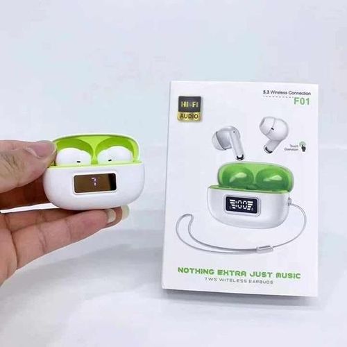 Punex EU-12 Wireless Earbuds with Bluetooth 5.3, Deep Bass, Noise Cancellation, Touch Controls, Long Battery Life, Sweat-Proof Sports Design, Compact Charging Ca + FREE DELIVERY TO YOUR DOORSTEP TODAY
