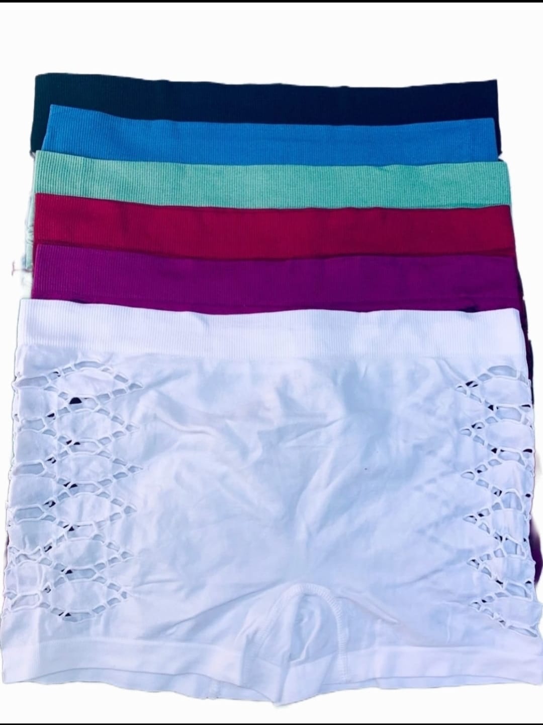 Women Seamless Lace Cut Out Panties 3PCS Set – Sexy Stretchy Breathable Low Waist Underwear for Ladies