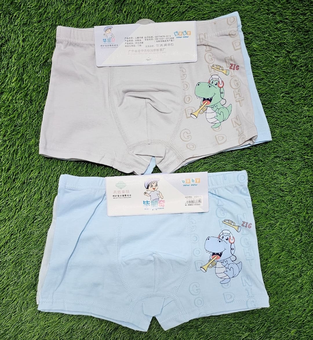 Fashion High Quality 3PCS Boys Cotton Boxers Underwear Set – Soft Breathable Kids Briefs, Comfortable Elastic Waist, Durable Daily Wear for Boys
