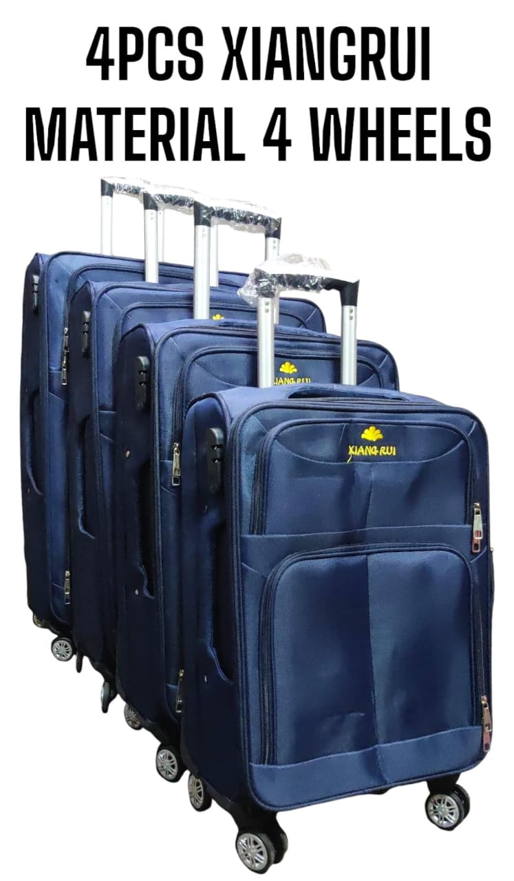 Chongping 4-Piece Soft-Shell Travel Suitcase Set – Smooth, Stylish & Easy to Move! 🧳
Travel effortlessly with this set of four Chongping soft-shell suitcases, designed for durability, convenience, an