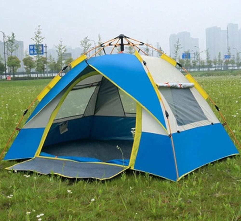 High grade automatic camping tent.
✨Water proof & UV resistant polyester fabric.
✨ Breathable mesh with a window zipper
✨light weight, easy to install, strong and durable
✨ Available in
◼️4×6 [3 perso