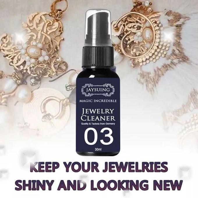 Jewelry Cleaner/ Polisher, Jaysuing Magic Incredible Jewelry Cleaner Spray - 30ml - Restore Shine, Diamond Cleaner Spray, Gold & Silver Jewelry Restorer.