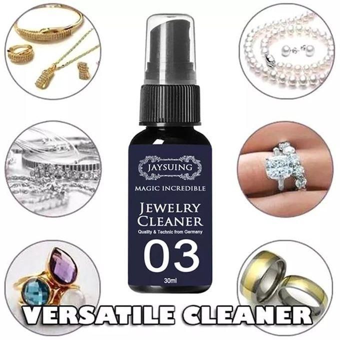 Jewelry Cleaner/ Polisher, Jaysuing Magic Incredible Jewelry Cleaner Spray - 30ml - Restore Shine, Diamond Cleaner Spray, Gold & Silver Jewelry Restorer.