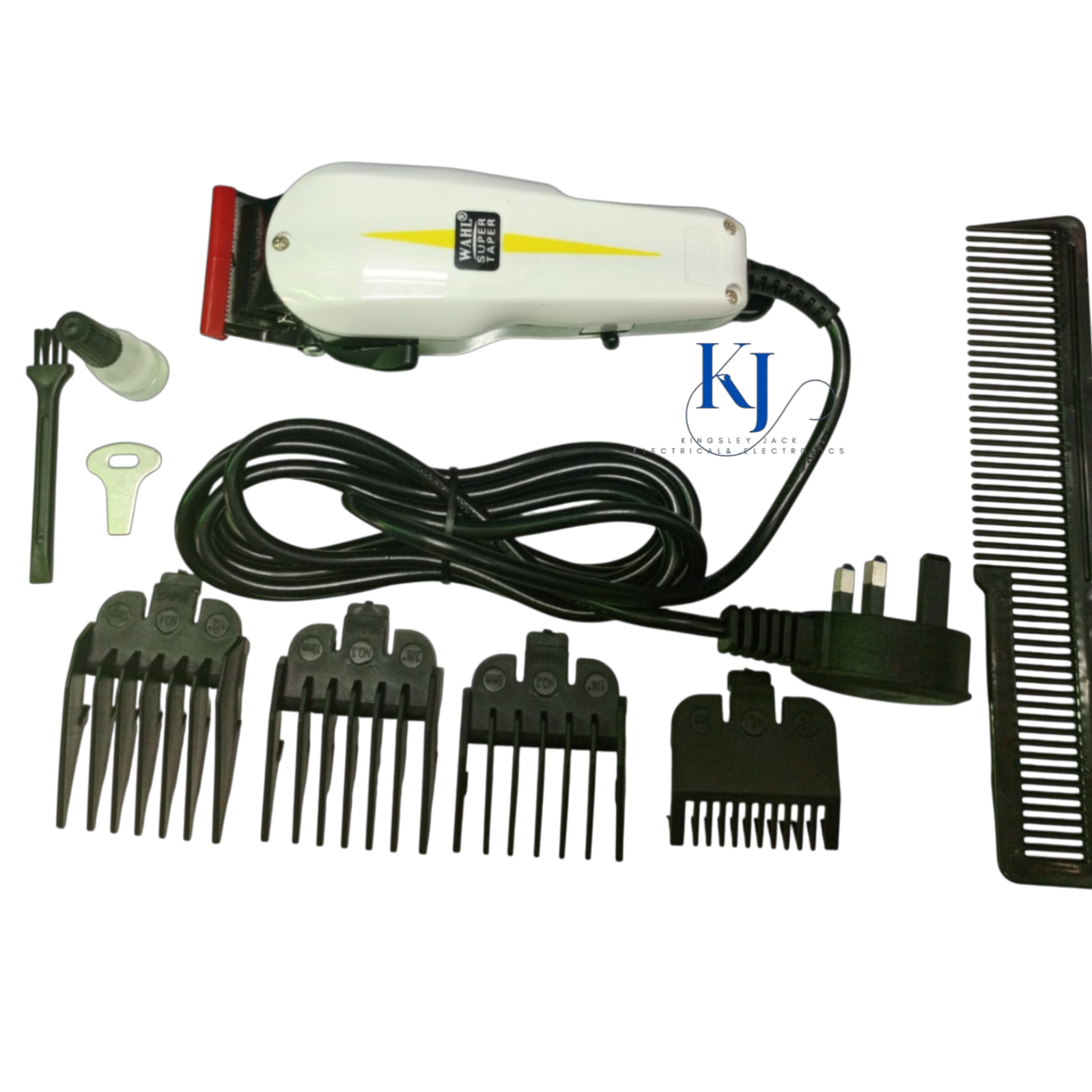 WAHL SUPER TAPER CLASSIC SERIES CORDED, ADJUSTABLE BLADES,RUST PROOF,HIGH PRECISION CHROME-PLATED BLADES,PROFFESIONAL V5000 VIBRATOR MOTOR FOR DURABILITY AND LONGEVITY.DESIGNED FOR ALL CLIPPER WORK.